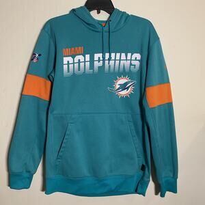 NFL Miami Dolphins Teal and Orange Hoodie